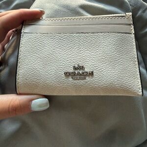 Coach Off-White Leather Wallet